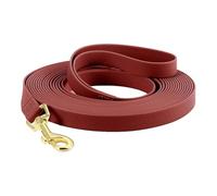 Dog Leash Long PVC Leashes 3M 6M 9M 12M 15M Easy Clean Waterproof Walk Training Durable For Large Medium Small Dogs(Burgundy Red,S)