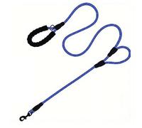 Dog Leash Pet Rope Dog Leash 6ft long,Traffic Padded Two Handle,Heavy Duty,Reflective Double Handles Lead for Control Safety Training,Leas(DEEP BLUE)
