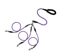 Dog Leash Reflective Double Leashes For Two Dogs Walking Soft Padded Handle Dogs C Leash Dog Chew Proof Drag Three Pet Four M4H3