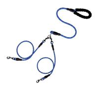 Dog Leash Reflective Double Leashes For Two Dogs Walking Soft Padded Handle Dogs Dog Leash Pet Four Chain Proof Drag Chew Three