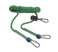 Dog leash, running leash for dogs 5m stainless steel nylon, drag line dog for garden park camping outdoor activities (Green)