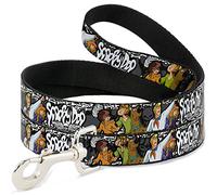 Dog Leash Scooby Doo Group Pose Bones 6 Feet Long 1.0 Inch Wide