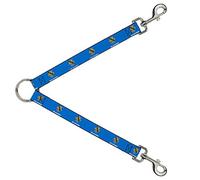 Dog Leash Splitter Oklahoma State Flag Sky Blue White 1 Foot Long 1 Inch Wide