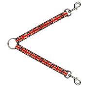 Dog Leash Splitter United Kingdom Flag Continuous Vintage 1 Foot Long 1 Inch Wide