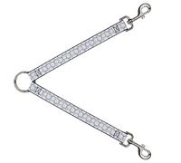 Dog Leash Splitter Volleyballs Stacked 1 Foot Long 1 Inch Wide