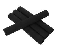 Dog Leash Sponge Wrap Sleeves 4pcs Black Comfortable Grip | Nbr Foam, Non-slip Hand Cover, Protects Leads during Walks and Outdoor Activities