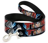 Dog Leash Thor Poses Hammer 6 Feet Long 0.5 Inch Wide