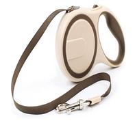 Dog Leash, Towing Leash, Dog Leash With Comfortable Padded Handle, Retractable Leash, 5 M, Flexi Leash For Training And Walks, Small For Small Dogs - Dog Leash For Medium-sized Dogs(Beige,3m)