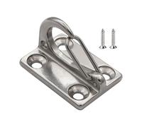 Dog Leashs Holder for Wall, Stainless Steel Dog Tie Out Hook - Rustproof Wall-Mounted Leashs Hanger for Hands-Free Parking, Grooming & Training - for Home, Garage, Porch, Commercial Use