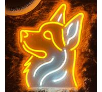 Dog LED Neon Sign Super Bright Acrylic Dimmable German Shepherd Led Light Size 15.7x11.8 in Dog Neon Light for Dog Lovers Window Store Display Beer Bar Nightclub Grand Opening Gift