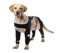 Dog leg sleeve to Prevent Licking, Dog Recovery Sleeve Provide Elbow Protection, Pet Wounds Prevent Licking and Biting, Cone Collar Alternative, Waterproof and Breathable (Four Legs, M)