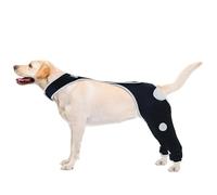 Dog leg sleeve to Prevent Licking, Dog Recovery Sleeve Provide Elbow Protection, Pet Wounds Prevent Licking and Biting, Cone Collar Alternative, Waterproof and Breathable (Rear Both Leg, L)