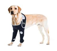 Dog leg sleeve to Prevent Licking, Dog Recovery Sleeve Provide Elbow Protection, Pet Wounds Prevent Licking and Biting, Cone Collar Alternative, Waterproof and Breathable (Both Leg, S)