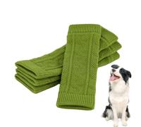 Dog Leg Warmers - 4PCS Knitted Elbow and Leg Wraps, Protective Sleeves | Dog Elbow Support Wrap, Pet Leg Support for Relief, Leg and Elbow Wrap Protectors, Perfect for Dog Comfort and Mobility
