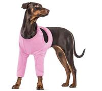 Dog Leg Wound Protector, Comfortable Dog Surgery Recovery Suit Long Leg Keep the Wound Clean and Dry(Pink, 2XL)