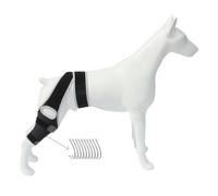 Dog Leg Wraps with Stays, Adjustable , Soft Neoprene Like Dog Rear Brace Covers Back Knee, Pet Leg Sleeves, Knee Wrap Stays, Hook Loops, Fits Everyday Stairs