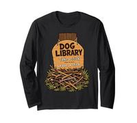 Dog Library Take A Stick Leave A Stick Long Sleeve T-Shirt