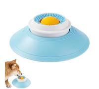 Dog Lick Ball Rolling Lick Feeder for Dogs, Interactive Slow Feeding Bowl with Rotating Sphere, Anxiety Relief Licking Activity for Pets, Stable Design for Smooth Surfaces Measuring 14.5 X 5.5 Cm