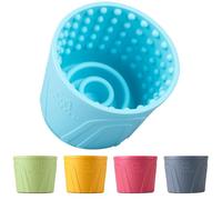 Dog Lick Bowl, Bestalk Anxiety Relief Slow Feeder Dog Lick Mat Treat Dispenser, Non-Slip Licking Bowl Enrichment Toys for Small Medium and Large Breed Dogs, BPA Free Silicone(Teal,S)