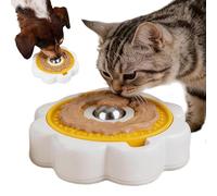 Dog Lick Bowl, Pet Slow Licking Feeder Anti Choking Design Durable Silicone Slow Feeder Dish, Stress Relief Feeding Bowl, Pet Feeding Category for Dogs Cats Indoor Apartment Home Kitchen Use