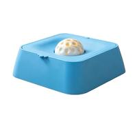 Dog Lick Bowl - PP 18cm Pet Slow Feeding Dish, Interactive Licking Plate With Ball, Anti Gulp Puppy Feeder, Durable Enrichment Toy | Home Indoor Kitchen Living Room Balcony Training Treat Yogurt Fun