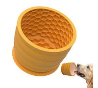 Dog Lick Bowl - Silicone 12x9cm | Interactive Pet Feeder Maze Enrichment Bowl | Slow Feeding Dog lick Mate For Mental Stimulation Training And Daily Mealtime Use