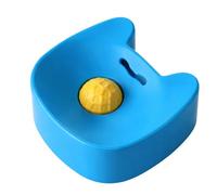 Dog Lick Bowl - Slow Feeder Dish, Treat Dispenser | Non Slip Base with Interactive Ball, 3/4 Cup Capacity for Weight Control Training Mealtime Scenario, 14x13x6cm/5.51x5.12x2.36 inches