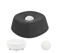 Dog Lick Bowl,Slow Feeding Dog Bowl,Spillproof Ball-In Dogs Slow Feeder Bowls for Large Medium Small Breeds,Entertained Interactive Dogs Liquid Treat Licky Sip Bowls (black)