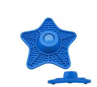 Dog Lick Bowl with Ball Five-Pointed Star Puppy Treat Container