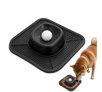 Dog Lick Bowl with Rolling Ball Licking Mat