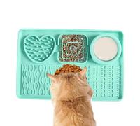 Dog Lick Mats, Silicone Dog Food Mat, Mental Stimulation, Puzzle Toy, Non-slip Silicone Slow Feeder Bowl for Calming Boredom Training