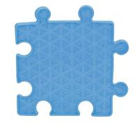 Dog Lick Pad, Silicone Slow Feeding Mat, 9.1x9.1 Inch Yellow - Anxiety Relief, Health Aid, Safe for Dogs and Cats (Blue)