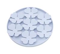 Dog Lick Pad Slow Feeder Raised Flower Design Strong Suction Cup
