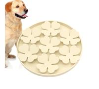 Dog Lick Pad Slow Feeder Strong Suction Cup Raised Flower Design