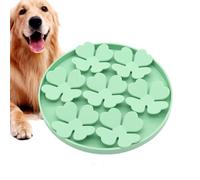 Dog Lick Pad Slow Feeder Strong Suction Cup Raised Flower Design