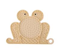 Dog Lick Pad | Suction Cups Feeder Dogs Lick Bowl Mat Frog Shape - Slow Feeder Sensory Lickable Interactive Plate Tray, Indoor Outdoor Mental Stimulation Calming