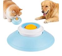 Dog Lick Sphere, Zensphere Calming Lick Bowl, Interactive Dog Lick Ball Slow Feeder Toy, Licksphere for Dogs, Anti-Slip Wide Base, Easy Clean for Dogs Cats (Yellow)
