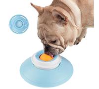 Dog Lick Toy, 14.5 x 5.5 cm Lick Ball Dog and Cats, PP Wet Food Lick Pad with Suction Cup Lick Bowl Dog, Pet Enrichment Toy, Boredom Reducer