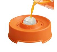 Dog Licking Bowl Cat Interactive Slow Feeder with Rotating Ball