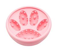 Dog Licking Bowl, Silicone Non-Slip Anti-Tip Interactive Puzzle, Dog Licker Bowl, for Enrichment Play Training Boredom Relief Meal Puppy Indoor Treat Dispensing