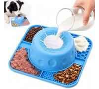 Dog Licking Bowl slow feeding anti slip freezeable easy clean silicone material for pet dogs relieve anxiety indoor daily feeding