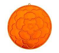 Dog Licking Mat - 7.87 Inch Double-Sided Silicone Slow Feeder Dish with Suction Cups for Puppies, Cats, and Pets Training, Stress Relief Feeding, Crate Entertainment, Boredom Reduction