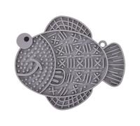 Dog Licking Mat, Cat Licking Mat | Dog Licking Mat Silicone Puppy Licking Mat Fish Shape Licking Pad - Dog Snack Toy, Puppy Licking Pad with Suction Cup for Small Dogs, Bath, Bored, Cat