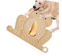 Dog Licking Mat, Dog Lick Pad - Frog Shape Lick Bowl with Suction Cups for Dogs, Slow Feeder Tray, Slip Plate, Sensory Interactive Fun for Pet Travel, Indoor, Indoor
