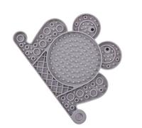 Dog Licking Mat, Dog Lick Pad | Silicone Frog Shaped Dog Lick Bowl with Suction Cups | Non Slip Plate Tray, Interactive, Leaky Slow Feeder Calming, Pet Tray, Mental Stim