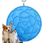 Dog Licking Mat - Pet Slow Food Dispenser, Double-Sided Silicone Food Dish | Cat Slow Feeder Mat With Suction Cups | For Pets Cats Puppies Boredom Crate Training Feeding Eating, For Both Cats And Dogs