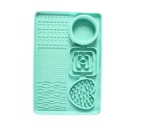 Dog Licking Mat, Silicone Anti-Slip Food Mat, Educational Toy Slow Rising Food, Accessory for Travel and Indoor Play