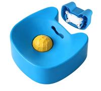 Dog Licking Mat Silicone Non-Slip with Rotating Ball