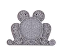 Dog Licking Mat | Silicone Suction Cups Feeder Mat Frog Shape | Slow Feeder Sensory Lickable Interactive Plate Tray, Indoor Outdoor Mental Stimulation Calming