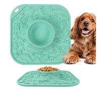 Dog Licking Mat Silicone Volcano Shaped Puzzle Rug